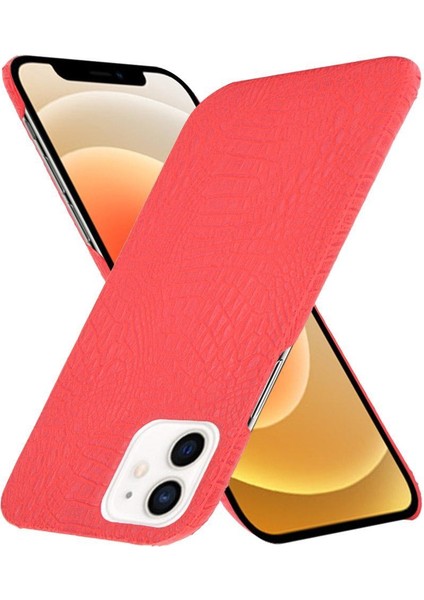 IPhone 12 Mini Uyumluluk Klasik Timsah Için Şık Klasik Kılıf (Yurt Dışından)