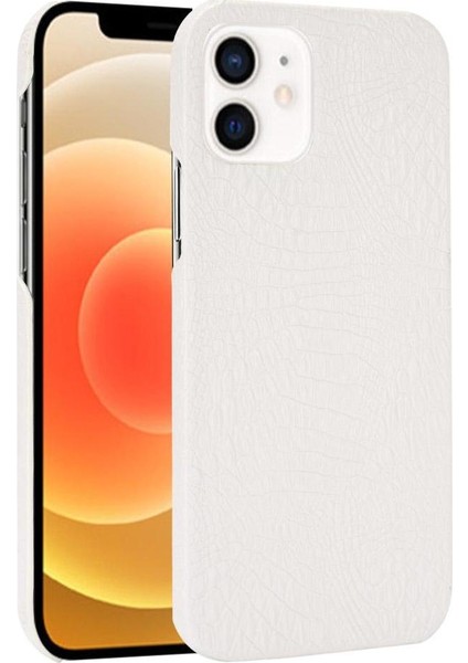 IPhone 12 Mini Uyumluluk Klasik Timsah Için Şık Klasik Kılıf (Yurt Dışından)