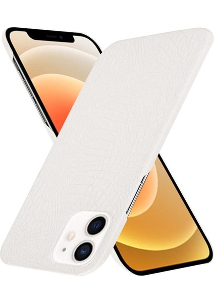 IPhone 12 Mini Uyumluluk Klasik Timsah Için Şık Klasik Kılıf (Yurt Dışından)
