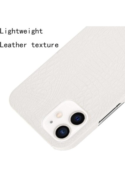IPhone 12 Mini Uyumluluk Klasik Timsah Için Şık Klasik Kılıf (Yurt Dışından)