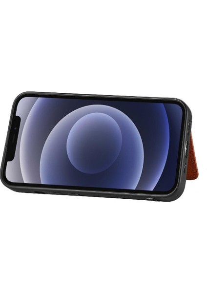 IPhone 12 Için Kılıf Rfıd Engelleme Manyetik Kart Tutucu Standı Fonksiyonu (Yurt Dışından)