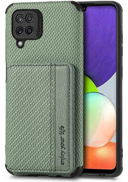 Samsung Galaxy A22 4g Için Komple Kamera Güvenlik Manyetik Kart Tutucu (Yurt Dışından)