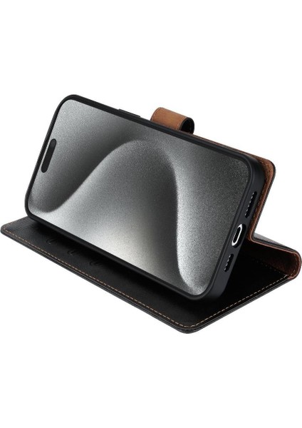 IPhone 11 Için Flip Case Pro Manyetik Kapatma Kart Yuvaları Yan Cep Anti (Yurt Dışından)