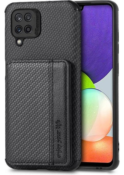 Samsung Galaxy A22 4g Için Komple Kamera Güvenlik Manyetik Kart Tutucu (Yurt Dışından)