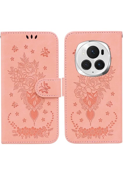 Onur Magic6 Pro Flip Pu Deri Kapak Için Kılıf Kart Yuvaları Cüzdan Kılıf (Yurt Dışından)