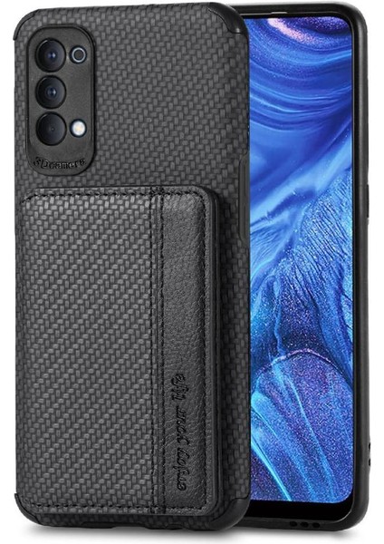 Oppo Oppo 4 Için Kılıf Manyetik Kart Tutucu Standı Fonksiyonu Rfıd Engelleme (Yurt Dışından) fırsatları