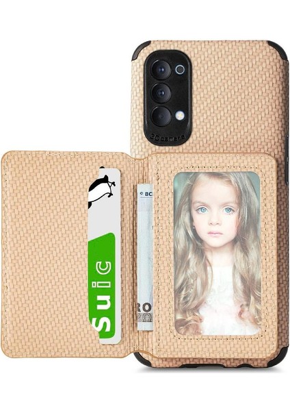 Oppo Oppo 4 Için Kılıf Manyetik Kart Tutucu Standı Fonksiyonu Rfıd Engelleme (Yurt Dışından) fiyatları