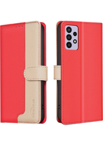 Samsung Galaxy Için Flip Case A52S 5g Flip Folio Rfıd Engelleme Kickstand (Yurt Dışından)