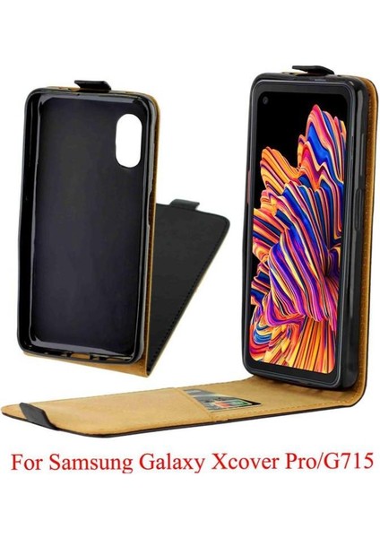 Samsung Galaxy Xcover Pro Iş Tarzı Koruyucu Dikey Flip Case (Yurt Dışından)