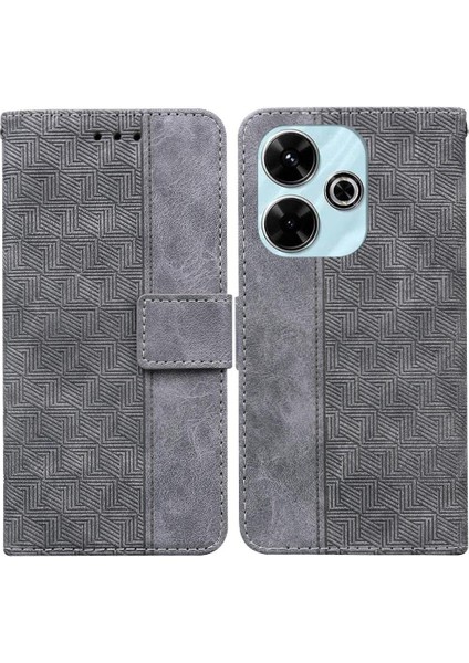 Xiaomi Poco M6 4g Için Flip Case Cüzdan Kapak Premium Pu Deri Flip Case Folio (Yurt Dışından)