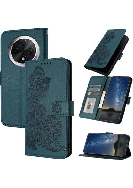 Kart Yuvası Standı ile Xiaomi Redmi A3 Pro Için Flip Case Pu Deri Manyetik (Yurt Dışından)