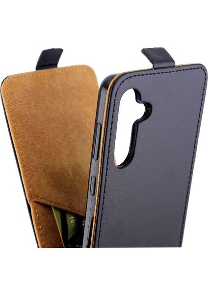 Samsung Galaxy M55 Tpu Deri Koruyucu Kapak Için Dikey Flip Case (Yurt Dışından)