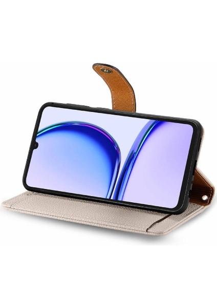 Realme Not Için Flip Case 50 Deri Kılıf Aşk Cüzdan Fermuar Darbeye (Yurt Dışından) indirimleri