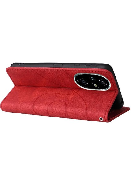 Onur Için Flip Case 200 Pro Flip Folio Kitap Kickstand Koruyucu Dikiş (Yurt Dışından)