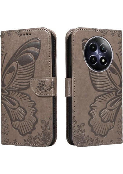 Realme Için Flip Case 12 5g ile Yüksek Kaliteli Deri Ayrılabilir El Kayışı (Yurt Dışından)