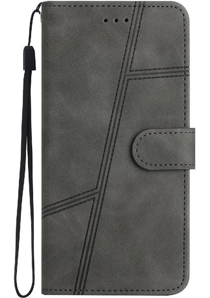 IPhone 12 Için Flip Case Pro Max Bilek Kayışı Flip Folio Tam Koruma Pu (Yurt Dışından)