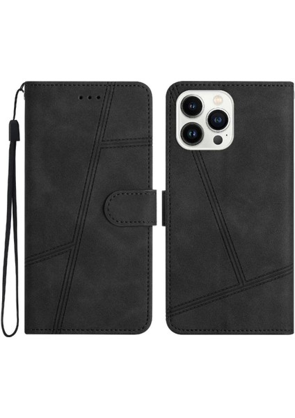 IPhone 15 Için Flip Case Pro Max Flip Folio Cüzdan Pu Deri Kart Yuvaları (Yurt Dışından)