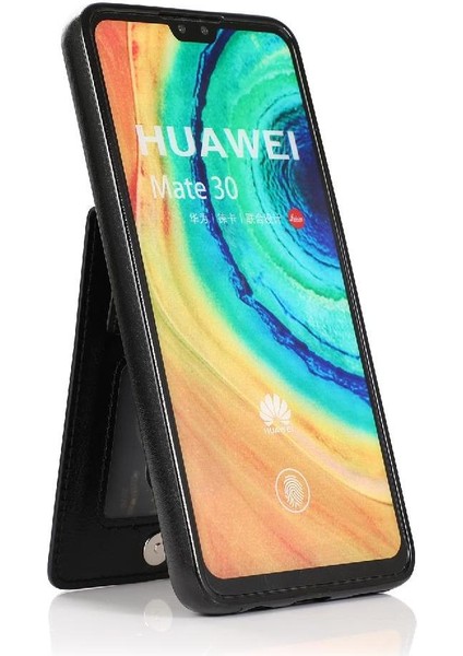 Mays Home1 Huawei Mate 30 Manyetik Toka Kickstand Kart Tutucu ile Uyumlu (Yurt Dışından)