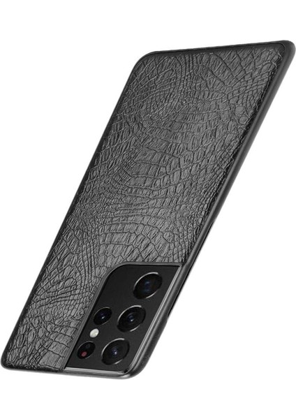 Samsung Galaxy S21 Ultra Klasik Timsah Kapak Için Şık Klasik Kılıf (Yurt Dışından) fiyatları
