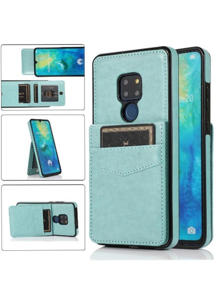 Kredi Manyetik Toka Kickstand ile Huawei Mate 20 Pro ile Uyumlu (Yurt Dışından)