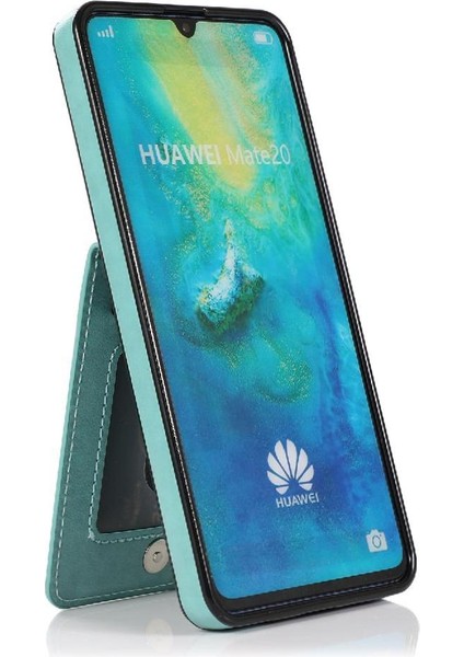 Kredi Manyetik Toka Kickstand ile Huawei Mate 20 Pro ile Uyumlu (Yurt Dışından)