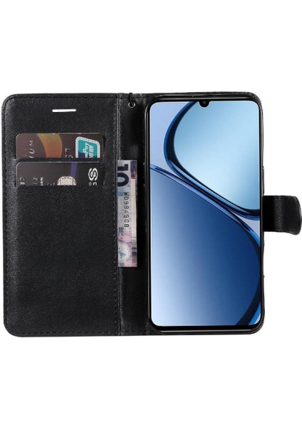 Realme C63 Yüksek Kaliteli Deri Iş Cüzdan Telefon Kılıfı Için Flip Case (Yurt Dışından)