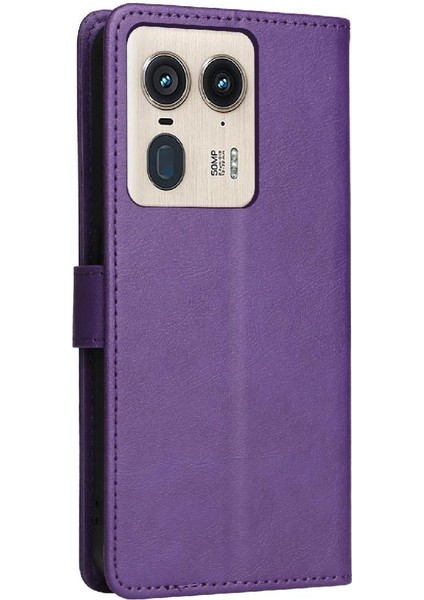 Motorola Moto X50 Ultra 5g Için Flip Case Kart Yuvası Iş Cüzdan ile (Yurt Dışından)