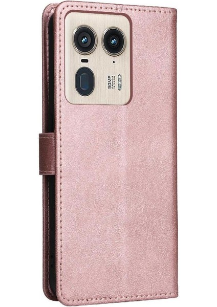 Motorola Moto X50 Ultra 5g Için Flip Case Kart Yuvası Iş Cüzdan ile (Yurt Dışından)