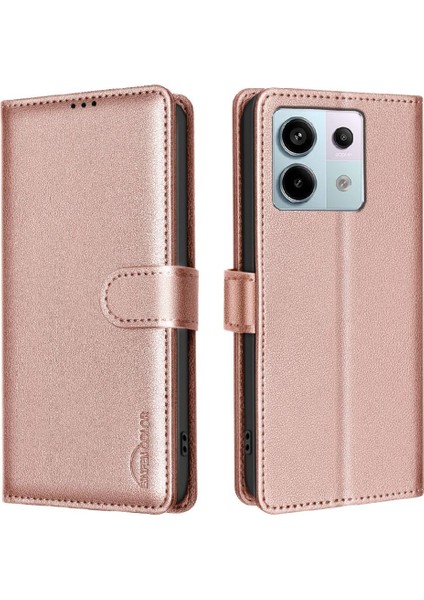 Xiaomi Poco X6 Cüzdan Rfıd Engelleme Manyetik Pu Deri Kart Için Flip Case (Yurt Dışından) indirimleri