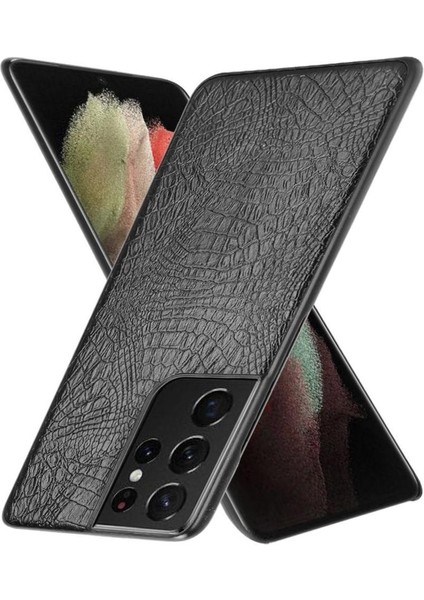 Samsung Galaxy S21 Ultra Klasik Timsah Kapak Için Şık Klasik Kılıf (Yurt Dışından) modelleri