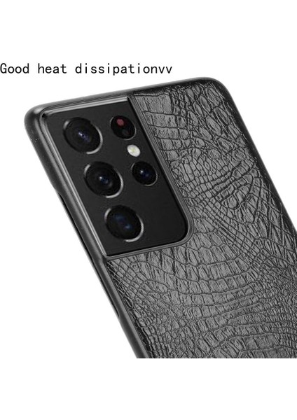 Samsung Galaxy S21 Ultra Klasik Timsah Kapak Için Şık Klasik Kılıf (Yurt Dışından) indirimleri