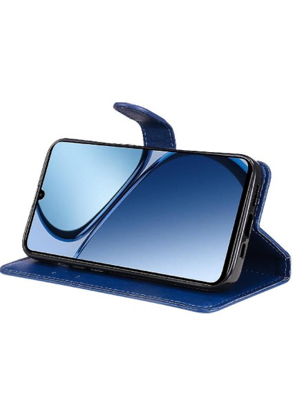 Realme C61 Klasik Düz Renk ile Yüksek Kaliteli Deri Için Flip Case (Yurt Dışından) fırsatları