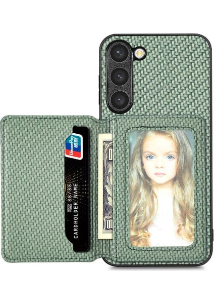 Samsung Galaxy S23 Manyetik Kart Tutucu Rfıd Engelleme Için Kılıf Komple (Yurt Dışından)