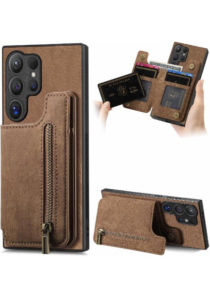 Samsung Galaxy S24 Ultra Katlanabilir Arka Kapak Standı Fonksiyonu (Yurt Dışından)