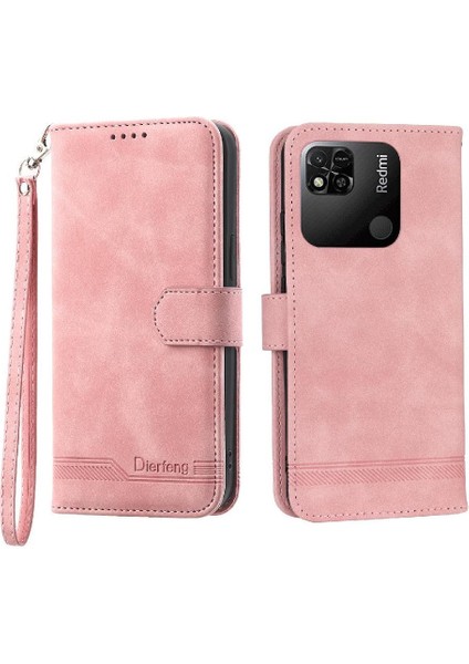Xiaomi Redmi 12C Premium Manyetik Kapatma Nakit Cep Kartı Için Flip Case (Yurt Dışından)