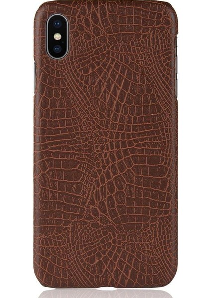 IPhone Xs Max Klasik Timsah Moda Anti Için Şık Klasik Durumda (Yurt Dışından)