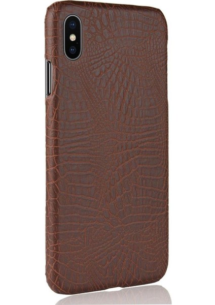 IPhone Xs Max Klasik Timsah Moda Anti Için Şık Klasik Durumda (Yurt Dışından)