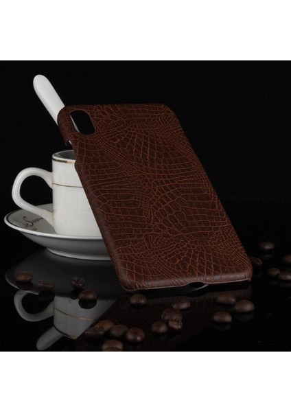 IPhone Xs Max Klasik Timsah Moda Anti Için Şık Klasik Durumda (Yurt Dışından)