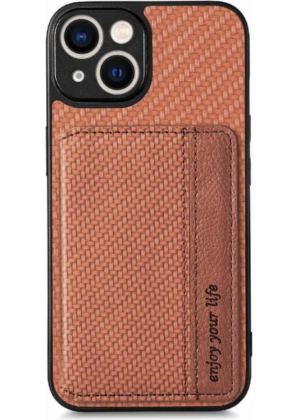 IPhone 14 Artı Manyetik Kart Tutucu Standı Fonksiyonu Rfıd Engelleme (Yurt Dışından)