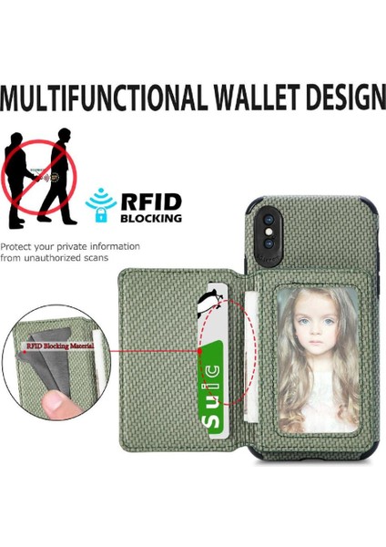 IPhone Xs Max Rfıd Engelleme Standı Fonksiyonu Manyetik Kart Tutucu (Yurt Dışından)