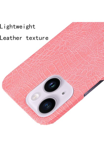 IPhone 14 Için Şık Klasik Durumda Artı Klasik Timsah Moda Kapak (Yurt Dışından)