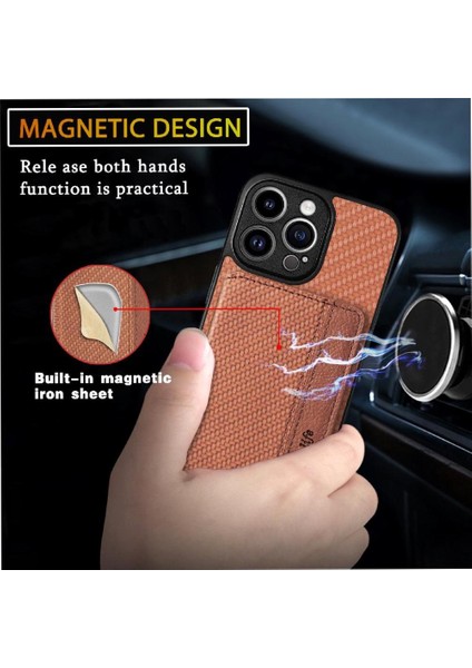 IPhone 14 Için Kılıf Pro Max Rfıd Engelleme Standı Fonksiyonu Komple Kamera (Yurt Dışından)