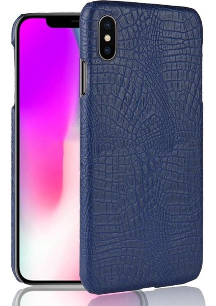 IPhone Xs Max Klasik Timsah Moda Anti Için Şık Klasik Durumda (Yurt Dışından)