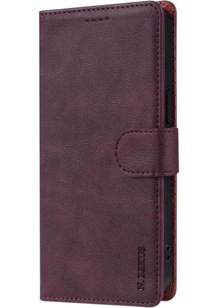 IPhone 13 Için Flip Case Pro Max Anti Kayma Yan Cep Manyetik Kapatma (Yurt Dışından)