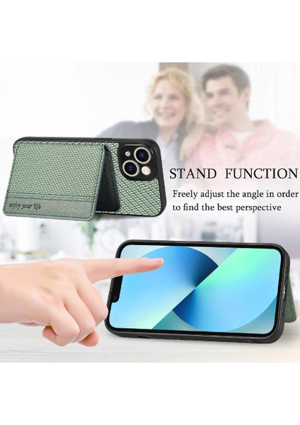 IPhone 13 Için Kılıf Komple Kamera Güvenlik Standı Fonksiyonu Rfıd Engelleme (Yurt Dışından)