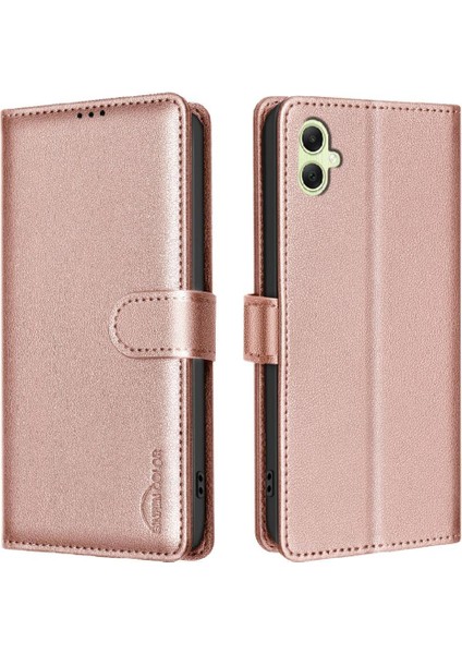 Mays Home1 Samsung Galaxy A05 Cüzdan Pu Deri Kart Tutucu Kickstand Için Flip Case (Yurt Dışından)