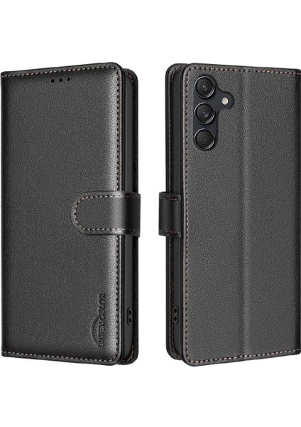 Samsung Galaxy A05S Için Flip Case Pu Deri Cüzdan Rfıd Engelleme Manyetik (Yurt Dışından)