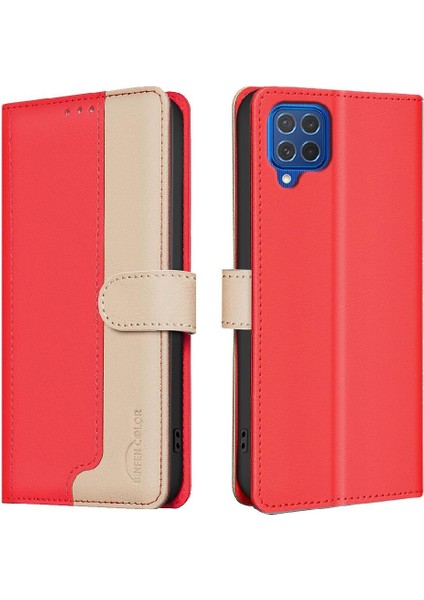 Samsung Galaxy A22 4g Için Flip Case Darbeye Tpu Iç Kabuk Rfıd Flip (Yurt Dışından)