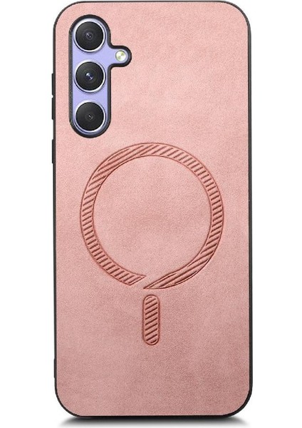 Samsung Galaxy A34 Hafif Ince Kablosuz Şarj Magsafe Araba (Yurt Dışından)