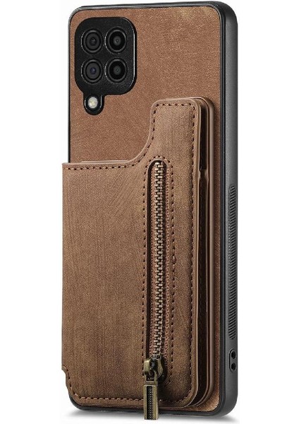 Samsung Galaxy A22 4g Için Kılıf Katlanabilir Arka Kapak Standı Fonksiyonu Vintage (Yurt Dışından) modelleri